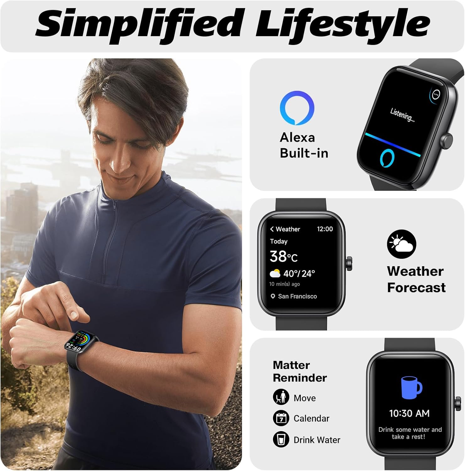 Smart Watch with Bluetooth Call
